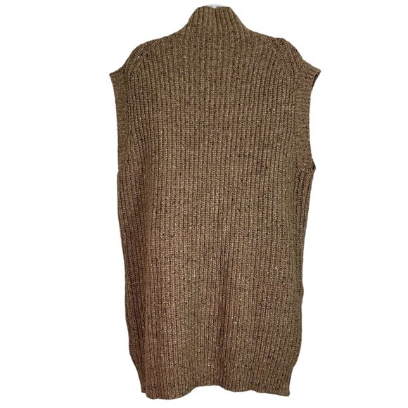 NWOT Polo Ralph Lauren Brown Wool Blend Tunic Sweater Small Petite - Picture 10 of 10